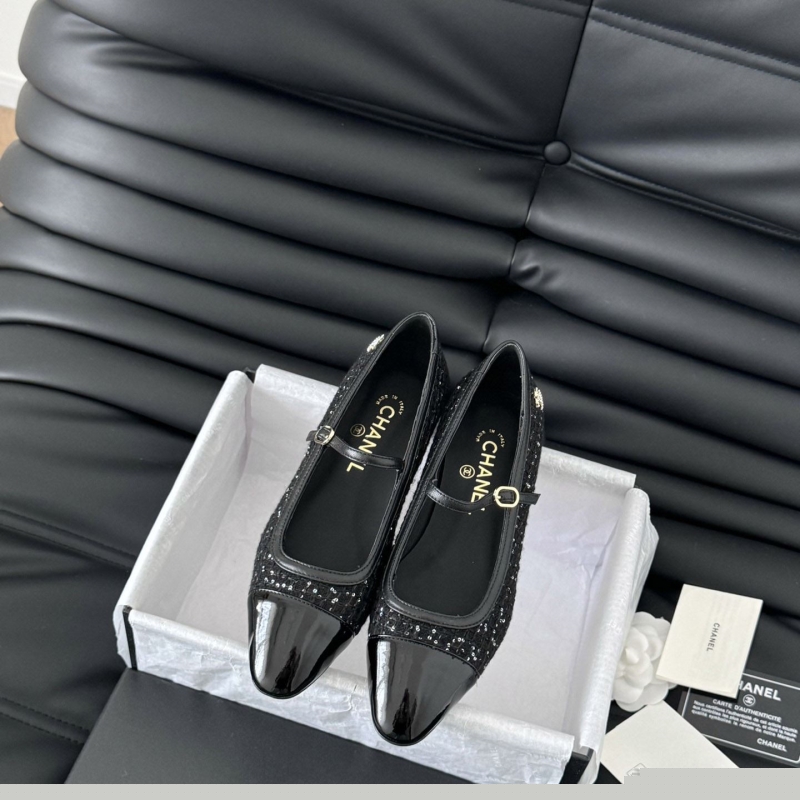Ch*el flat shoes